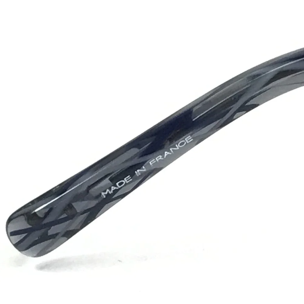 Morel Eyeglasses Frames KOALI 7665K BB015 Grey Blue Geometric Pattern 53-15-135